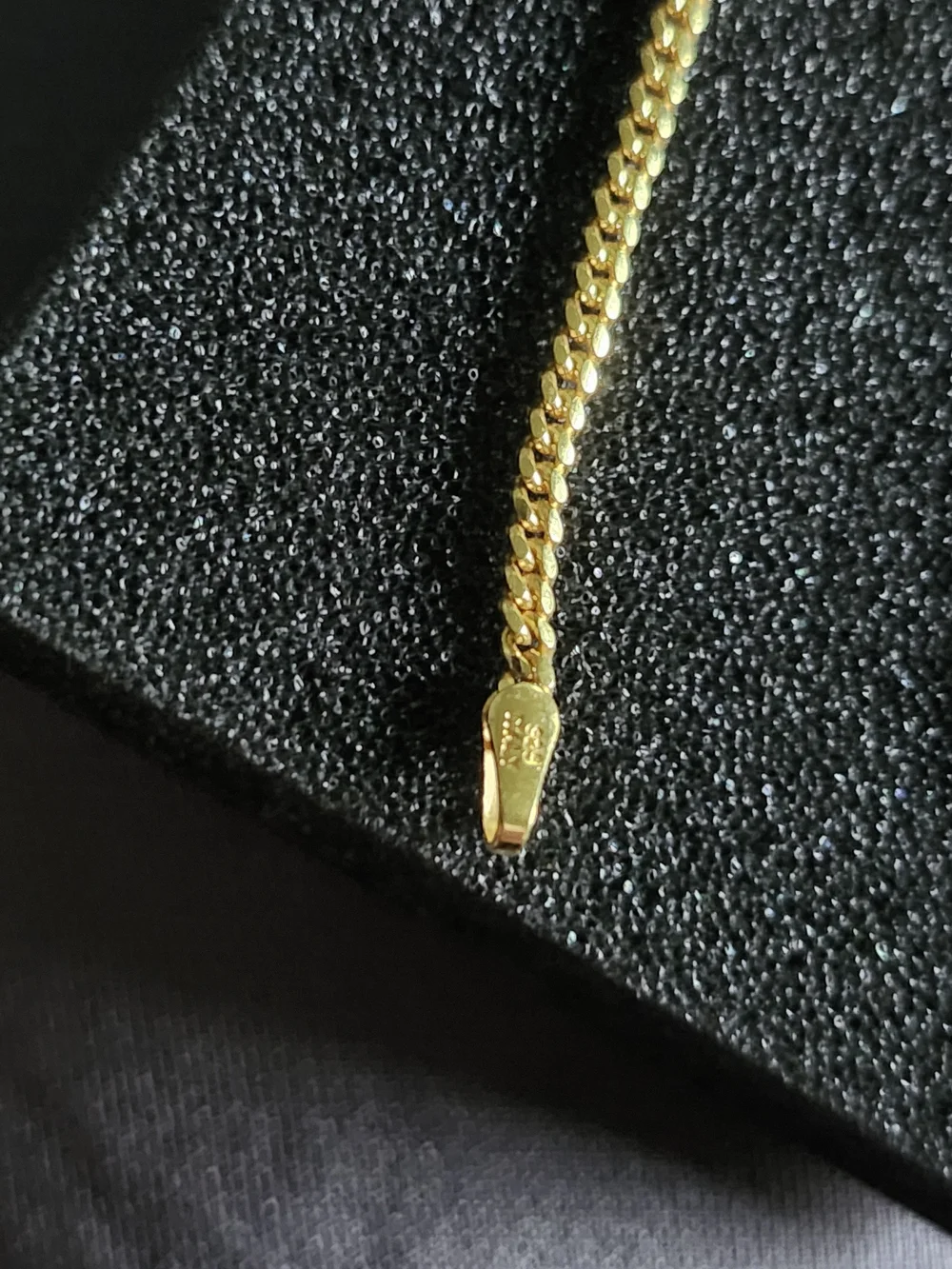 Men's Polished Gold Over 925/italy Curb Chain Bracelet- Classic Everyday Style